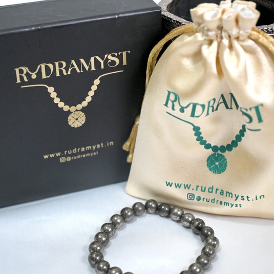 Natural Pyrite Bracelet - Attracts Wealth