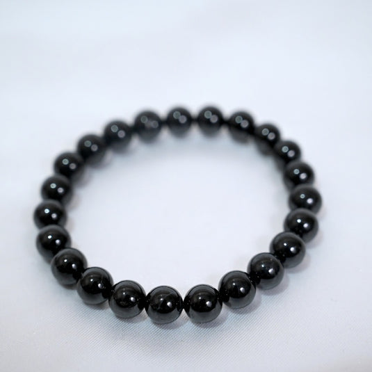 Natural Black Tourmaline Bracelet - Nazar Raksha