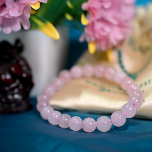 Natural Rose Quartz Bracelet - Stone Of Love