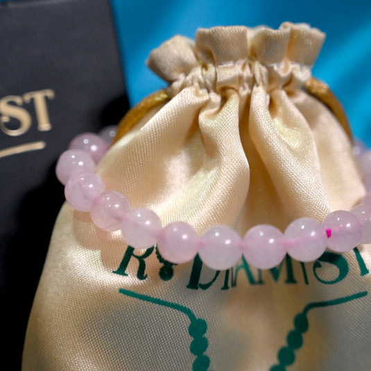 Natural Rose Quartz Bracelet - Stone Of Love