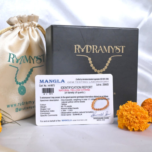 Natural Citrine Bracelet - Attract Success